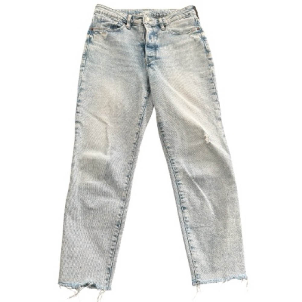 Old Navy OG Straight Leg High Rise Jeans in Light Wash